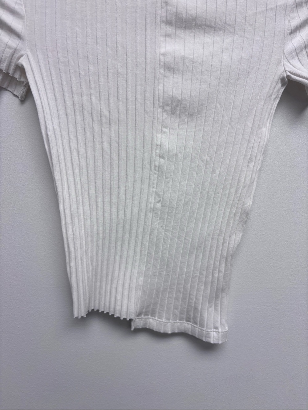 Helmut Lang Luxe Pima Ribbed Top - Picture 9 of 13